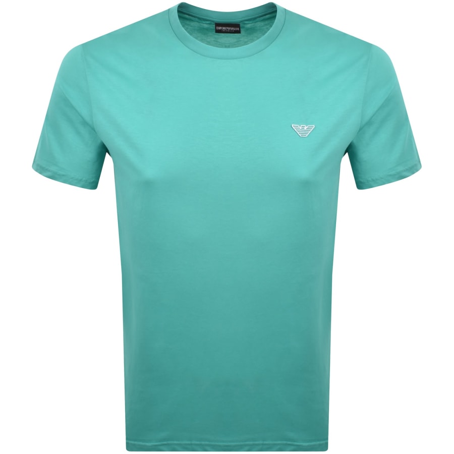 Emporio Armani Logo T Shirt Green | Mainline Menswear us